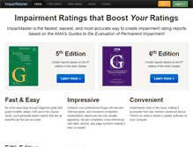 Tablet Screenshot of impairmaster.com